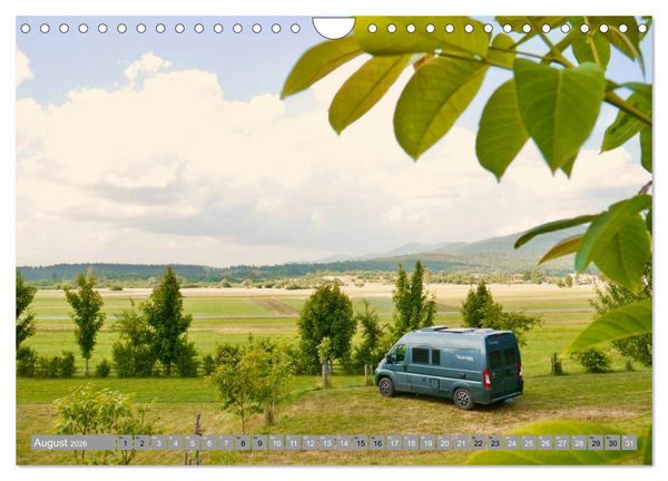 Produktbild: Vanlife, Camping - Freiheit - Weiterreisen (Wandkalender 2026 DIN A4 quer), CALVENDO Monatskalender