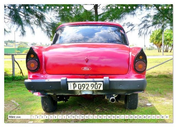 Produktbild: Ford Taunus P2 - 17M - Ein Klassiker aus K&ouml;ln in Kuba (Wandkalender 2026 DIN A4 quer), CALVENDO Monatskalender