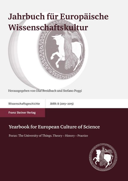 Produktbild: Jahrbuch f&uuml;r Europ&auml;ische Wissenschaftskultur 8 (2013-2015)