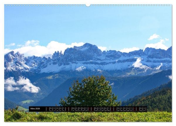 Produktbild: Dolomiten - Latemar und Rosengarten (hochwertiger Premium Wandkalender 2026 DIN A2 quer), Kunstdruck in Hochglanz