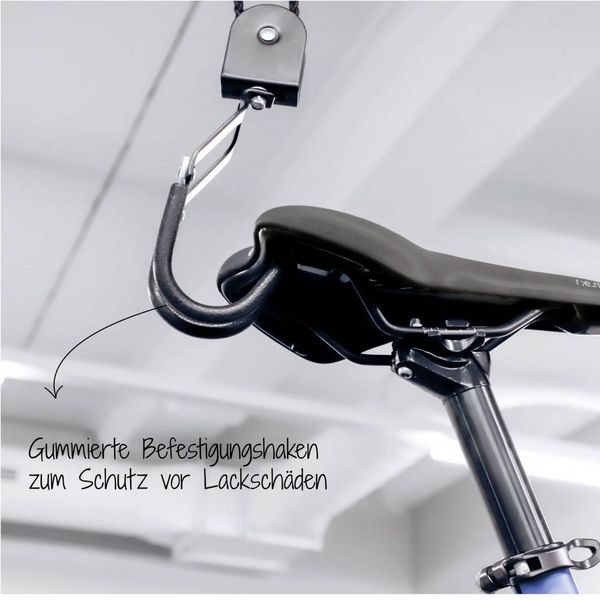 Produktbild: FISCHER FAHRRAD 50387 Deckenlift Anzahl Einstellpl&auml;tze=1 Schwarz