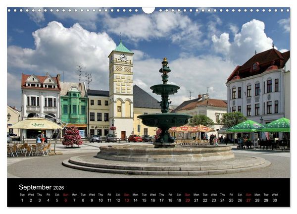 Produktbild: Monuments of Czech Republic 2026 (Wall Calendar 2026 DIN A3 landscape), CALVENDO 12 Month Wall Calendar