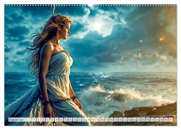 Produktbild: Perseus und Medusa (hochwertiger Premium Wandkalender 2027 DIN A2 quer), Kunstdruck in Hochglanz