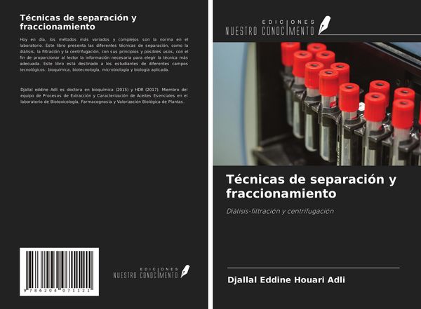 Produktbild: T&eacute;cnicas de separaci&oacute;n y fraccionamiento