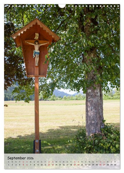 Produktbild: Feldkreuze im bayerischen Oberland (Wandkalender 2026 DIN A3 hoch), CALVENDO Monatskalender
