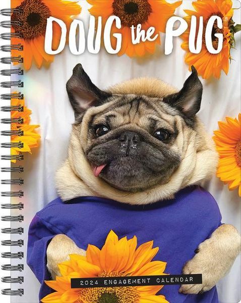 Produktbild: Doug the Pug 2024 6.5 X 8.5 Engagement Calendar