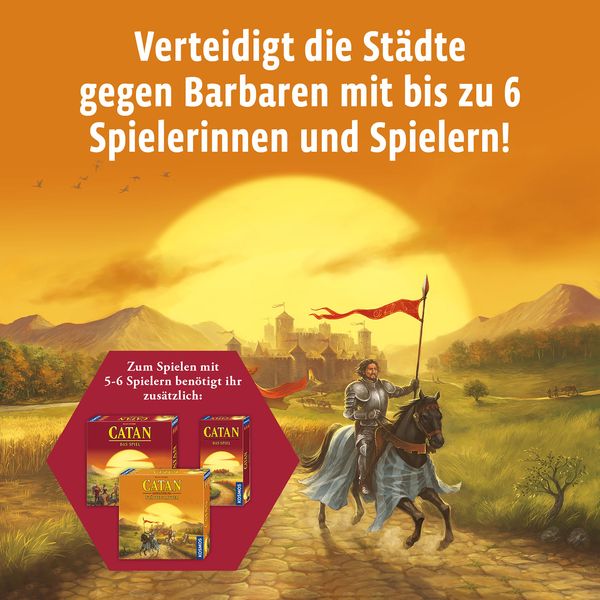 KOSMOS - Catan - Städte und Ritter Ergänzung für 5-6 Spieler