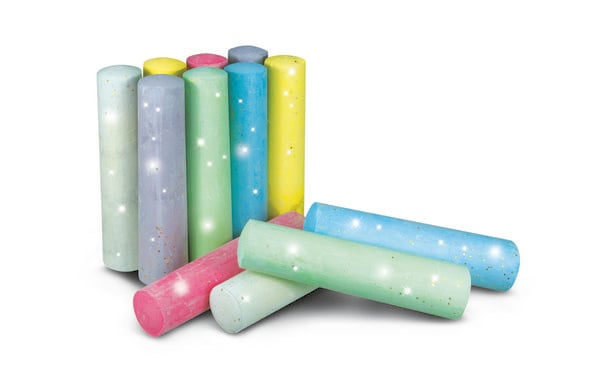 Produktbild: Stra&szlig;enmalkreiden Glitzer 50 St&uuml;ck Box
