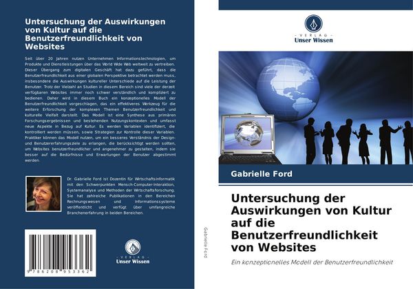 Produktbild: Untersuchung der Auswirkungen von Kultur auf die Benutzerfreundlichkeit von Websites