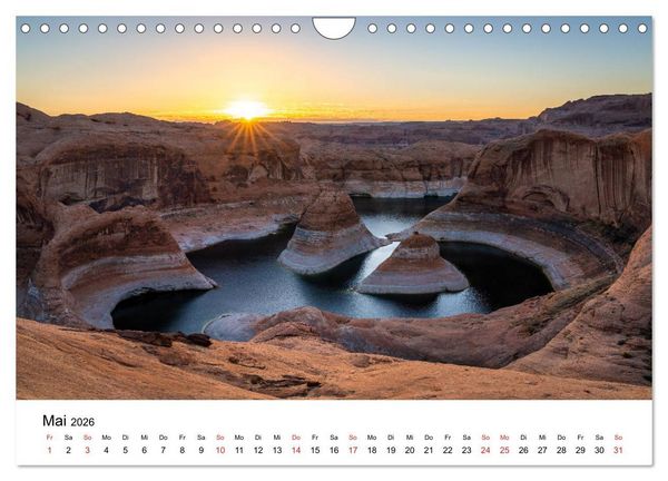 Produktbild: S&uuml;dwesten der USA - Atemberaubende Landschaften (Wandkalender 2026 DIN A4 quer), CALVENDO Monatskalender