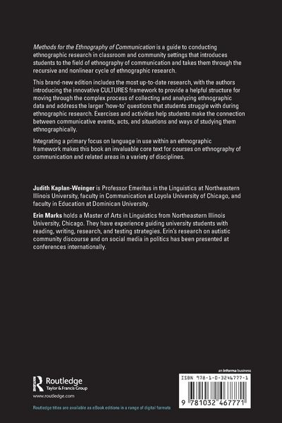 Produktbild: Methods for the Ethnography of Communication