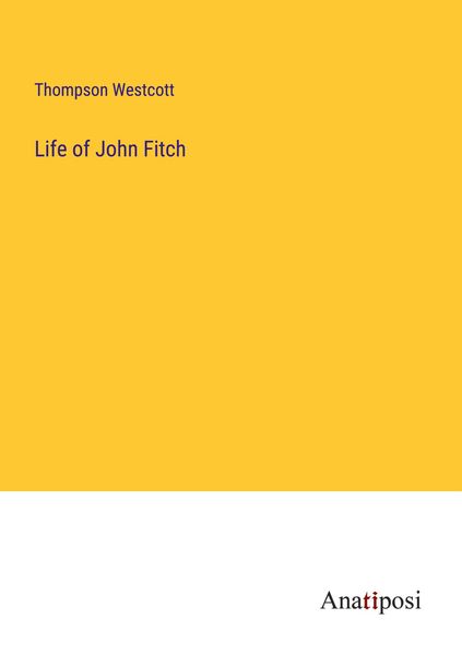Produktbild: Life of John Fitch
