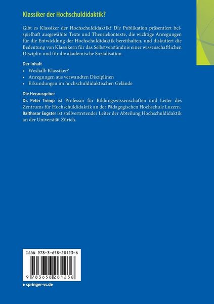 Produktbild: Klassiker der Hochschuldidaktik?