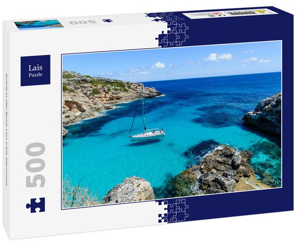 Lais Puzzle Schiff in der Buch von Cala Marmolis 500 Teile