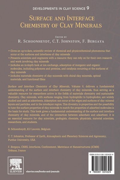 Produktbild: Surface and Interface Chemistry of Clay Minerals