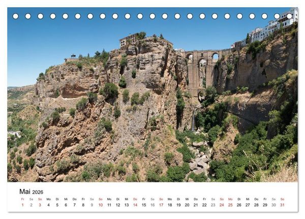 Produktbild: Andalusien - die Wiege vieler spanischer Traditione (Tischkalender 2026 DIN A5 quer), CALVENDO Monatskalender
