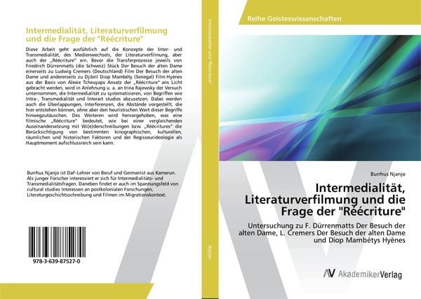 Produktbild: Intermedialit&auml;t, Literaturverfilmung und die Frage der "R&eacute;&eacute;criture"