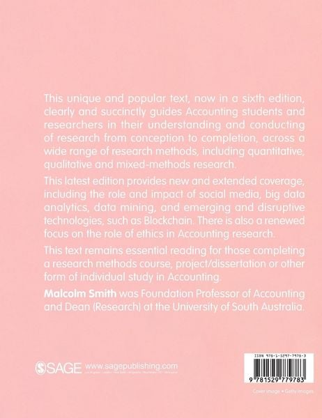 Produktbild: Research Methods in Accounting