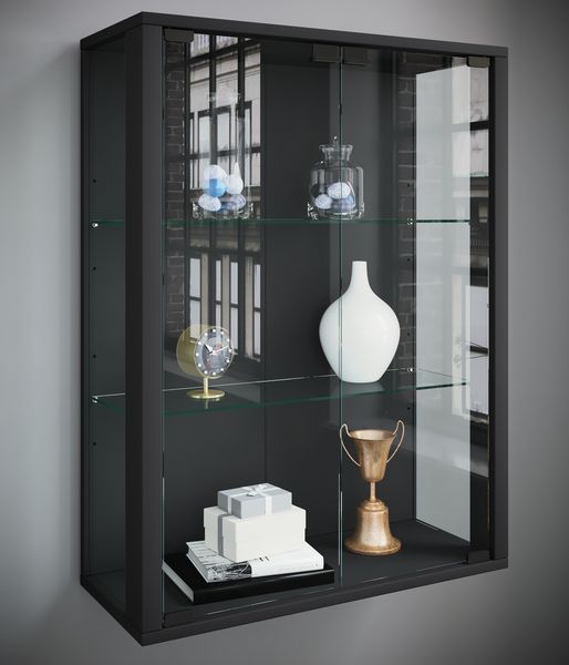 Produktbild: Wandvitrine H&auml;ngevitrine Glasvitrine Glas Udina M