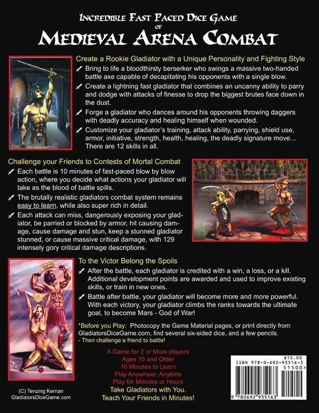 Produktbild: Gladiators - Dice Game of Medieval Combat