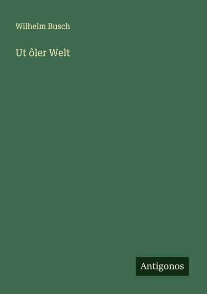 Produktbild: Ut &ocirc;ler Welt