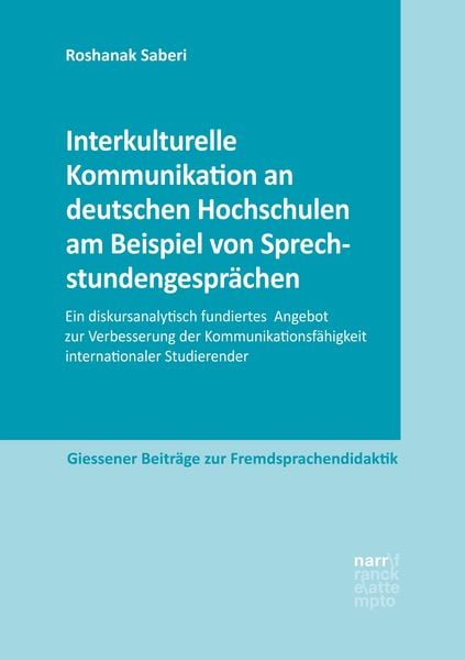 Produktbild: Interkulturelle Kommunikation an deutschen Hochschulen am Beispiel von Sprechstundengespr&auml;chen