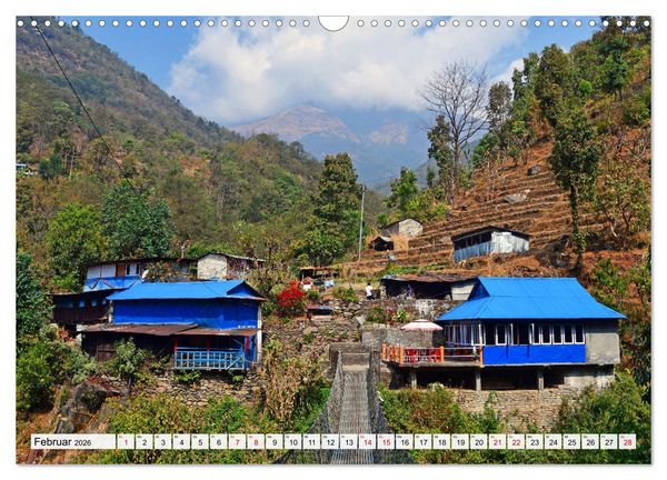 Produktbild: Der POON HILL TREK in NEPAL (Wandkalender 2026 DIN A3 quer), CALVENDO Monatskalender