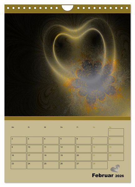 Produktbild: Ganz viel Herz (Wandkalender 2026 DIN A4 hoch), CALVENDO Monatskalender