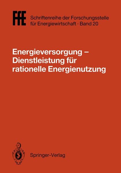 Produktbild: Energieversorgung&mdash; Dienstleistung f&uuml;r rationelle Energienutzung
