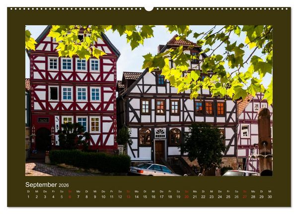 Produktbild: Fachwerk in Nordhessen (hochwertiger Premium Wandkalender 2026 DIN A2 quer), Kunstdruck in Hochglanz