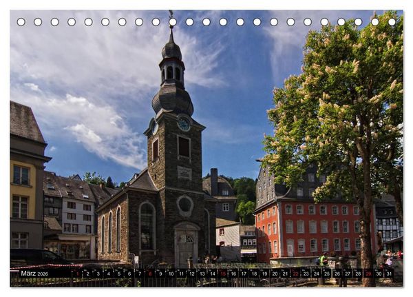 Produktbild: Stadtansichten, Monschau die Altstadt (Tischkalender 2026 DIN A5 quer), CALVENDO Monatskalender