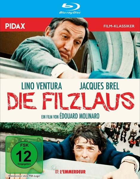 Produktbild: Die Filzlaus (L&rsquo;emmerdeur) / Franz&ouml;sische Kult-Kom&ouml;die mit Lino Ventura und Jacques Brel (Pidax Film-Klassiker)