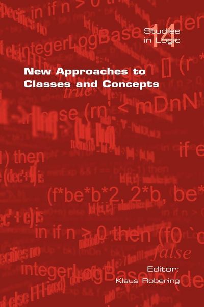 Produktbild: New Approaches to Classes and Concepts