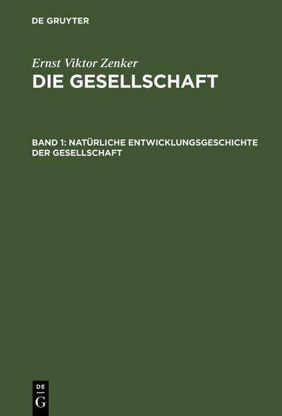 Produktbild: Nat&uuml;rliche Entwicklungsgeschichte der Gesellschaft