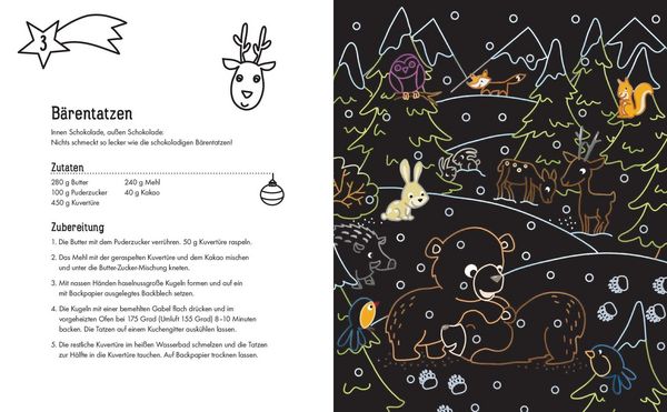 Produktbild: Das gro&szlig;e Adventskalender Kritzel-Kratzel Buch