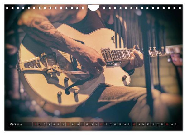 Produktbild: Gitarren - Live (Wandkalender 2026 DIN A4 quer), CALVENDO Monatskalender