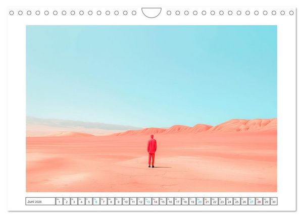 Produktbild: Verzerrte Wirklichkeiten (Wandkalender 2026 DIN A4 quer), CALVENDO Monatskalender