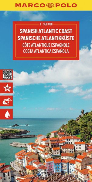 Produktbild: MARCO POLO Reisekarte Spanische Atlantikk&uuml;ste 1:350.000
