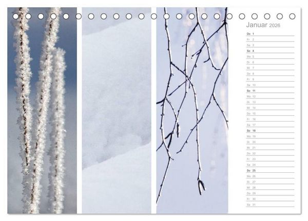 Produktbild: Nat&uuml;rlicher Dreiklang (Tischkalender 2026 DIN A5 quer), CALVENDO Monatskalender
