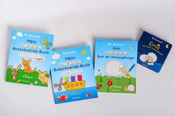 Produktbild: Mein kunterbuntes Ausschneidebuch - Tiere. Schneiden, kleben, malen ab 3 Jahren. Mit Scherenf&uuml;hrerschein