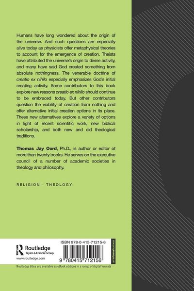 Produktbild: Theologies of Creation