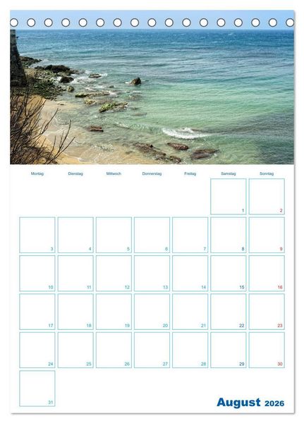 Produktbild: il Salento - maritim (Tischkalender 2026 DIN A5 hoch), CALVENDO Monatskalender