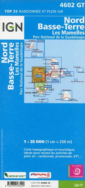 Produktbild: Nord Basse-Terre, Les Mamelles, Parc National