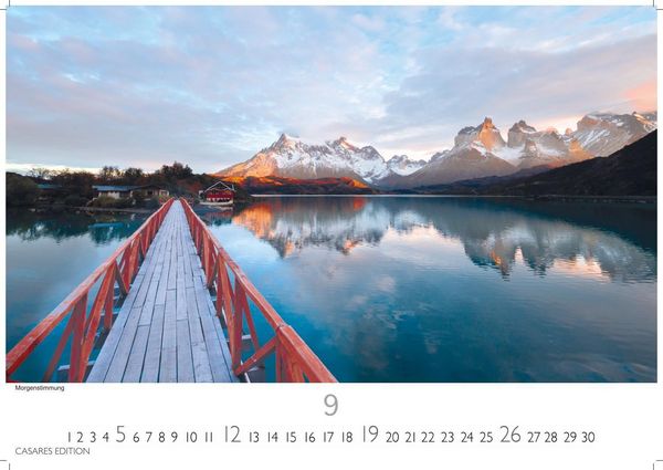 Produktbild: Patagonien Kalender 2027 &ndash; Wandkalender | Fotokalender S&uuml;damerika 35x50cm &ndash; mit beeindruckenden Fotos von Gletschern, Bergen & Wildnis, ideal als Geschenk & Deko