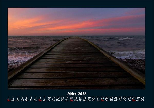 Produktbild: Sehnsucht nach Meer 2026 Fotokalender DIN A4