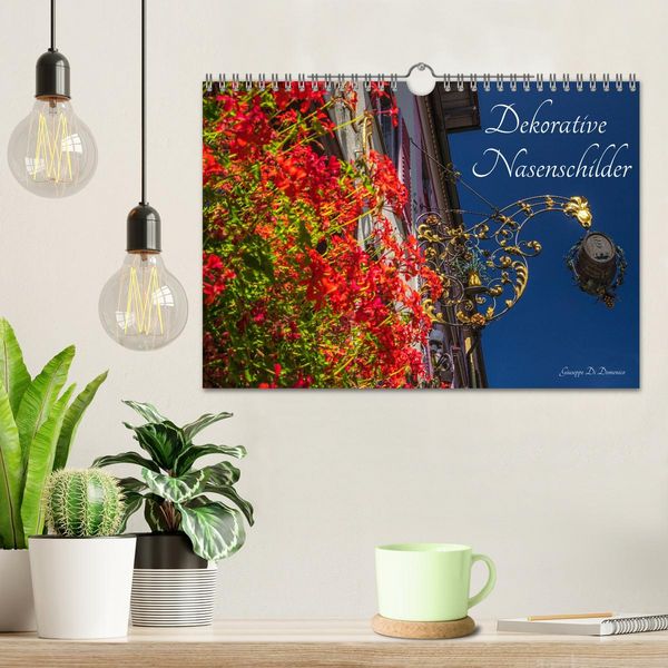 Produktbild: Dekorative Nasenschilder (Wandkalender 2026 DIN A4 quer), CALVENDO Monatskalender