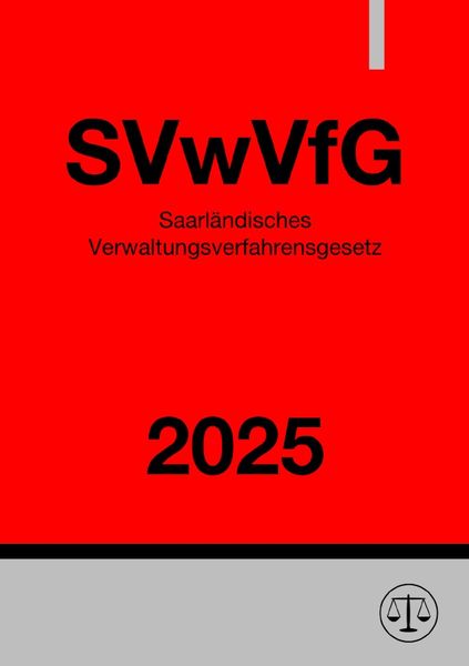 Produktbild: Saarl&auml;ndisches Verwaltungsverfahrensgesetz - SVwVfG 2025