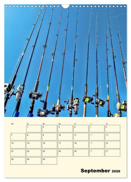 Produktbild: Angeln - extrem faszinierend (Wandkalender 2026 DIN A3 hoch), CALVENDO Monatskalender