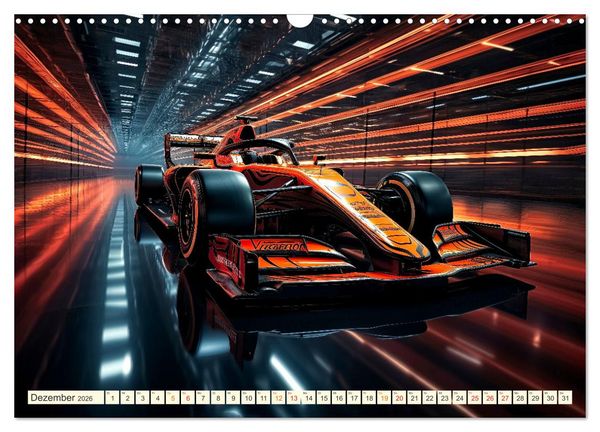 Produktbild: Rennwagen Fantasien (Wandkalender 2026 DIN A3 quer), CALVENDO Monatskalender