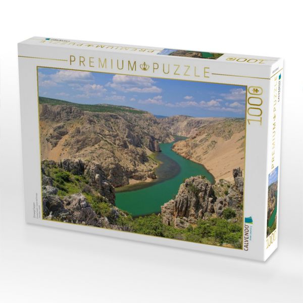 Produktbild: CALVENDO Puzzle Zrmanja Canyon | 1000 Teile Lege-Gr&ouml;&szlig;e 64x48cm Foto-Puzzle f&uuml;r gl&uuml;ckliche Stunden